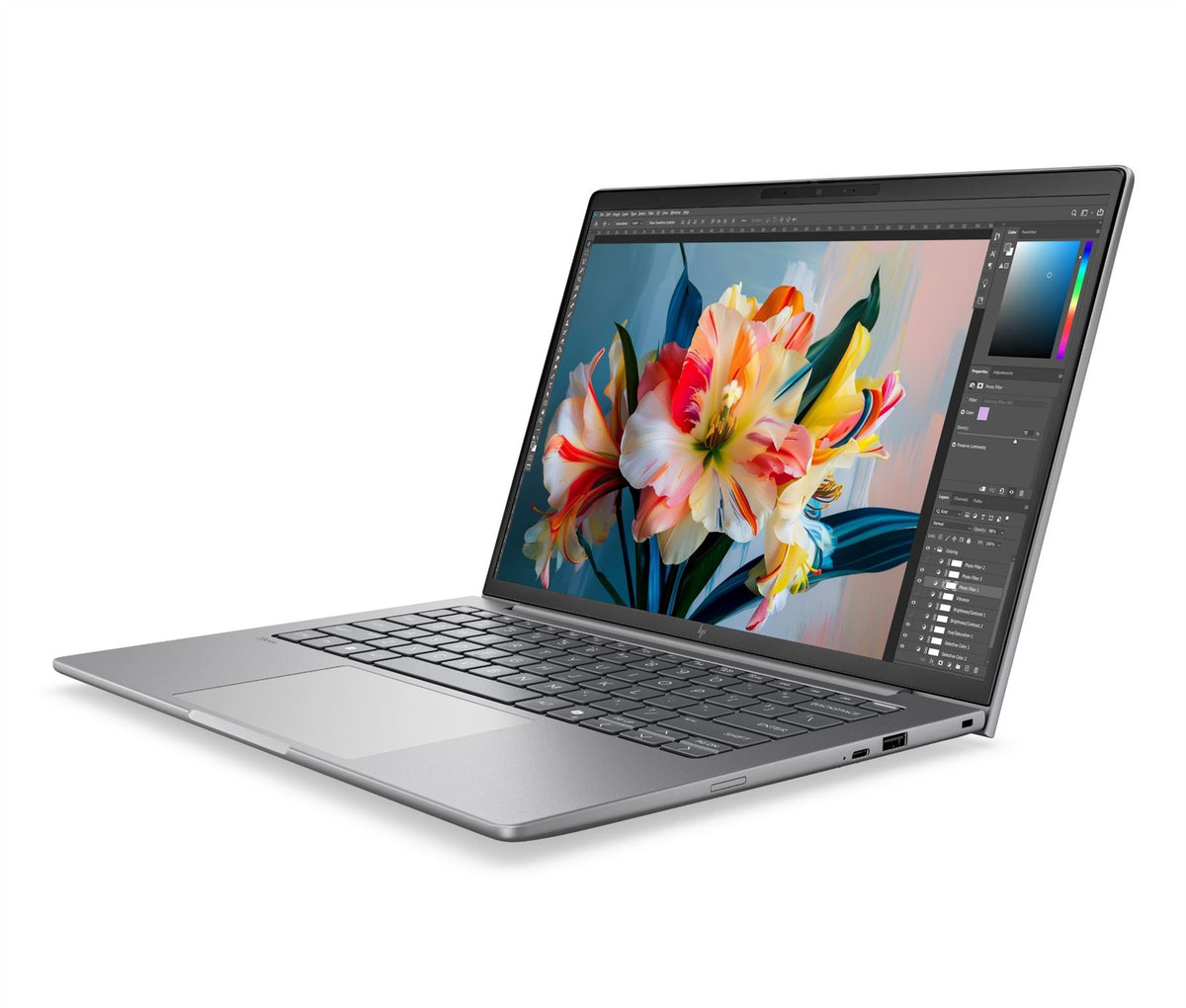 HP ZBook 8 G2i 14 inch Mobile Workstation PC Wolf Pro Security Edition Copilot+ PC Intel Core Ultra 5 35.6 cm (14") WUXGA 16 GB DDR5-SDRAM 512 GB SSD Wi-Fi 7 (802.11be) Windows 11 Pro AI Workstation, AI PC Silver