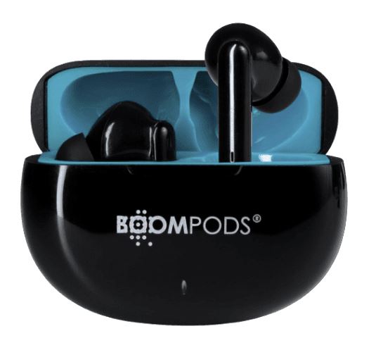 Boompods SKIM - True Wireless Stereo (TWS) In-ear Bluetooth Earbuds in Black