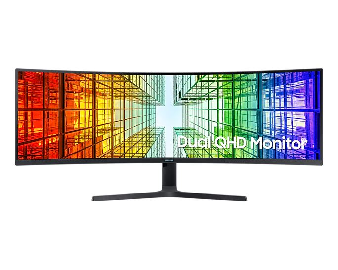 Samsung LS49A950UIU 124.5 cm (49") 5120 x 1440 pixels 5K Ultra HD QLED Black Monitor