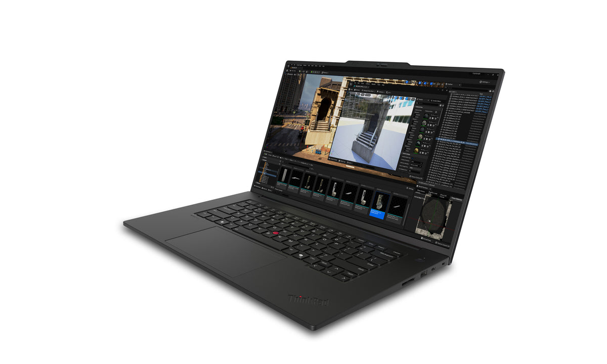 Lenovo ThinkPad P1 (Gen 7) Laptop - 40.6 cm (16") - Intel Core Ultra 7 155H - 32 GB LPDDR5x-SDRAM - 1 TB SSD - NVIDIA GeForce RTX 4060 - Wi-Fi 7 - Windows 11 Pro - Black