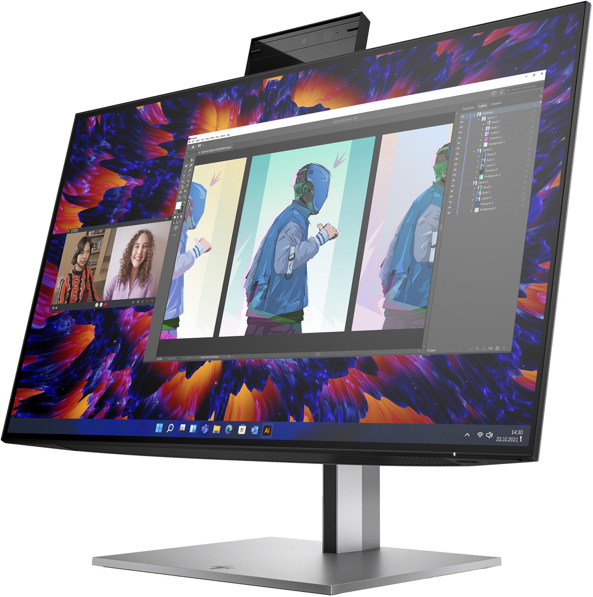 HP Z24M G3 - 60.5 cm (23.8") - 2560 x 1440 pixels Quad HD Monitor