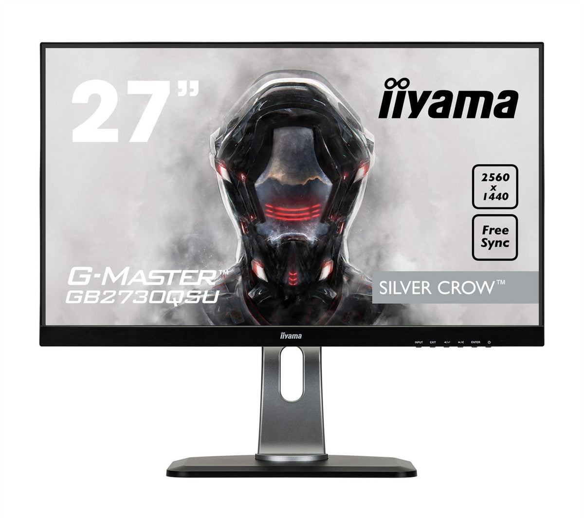 iiyama G-MASTER GB2730QSU-B1 LED display 68.6 cm (27") 2560 x 1440 pixels Quad HD Black Monitor