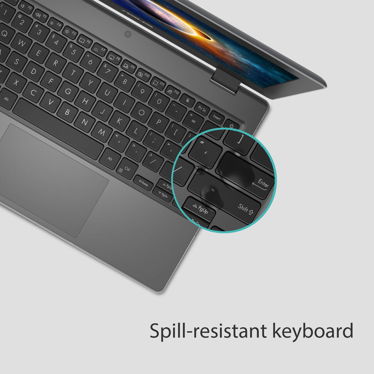 ASUS BR1100C Laptop - 29.5 cm (11.6") - Intel® Celeron® N N4500 - 4 GB DDR4-SDRAM - 128 GB SSD - Wi-Fi 6 - Windows 11 Pro Education - Grey