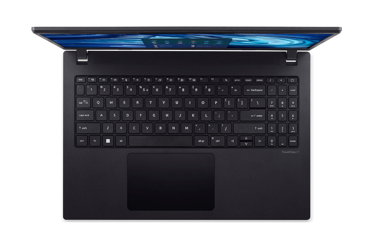 Acer TravelMate P2 Laptop - 39.6 cm (15.6") - Intel® Core™ i7-1255U - 16 GB DDR4-SDRAM - 512 GB SSD - Wi-Fi 6 - Windows 11 Pro - Black