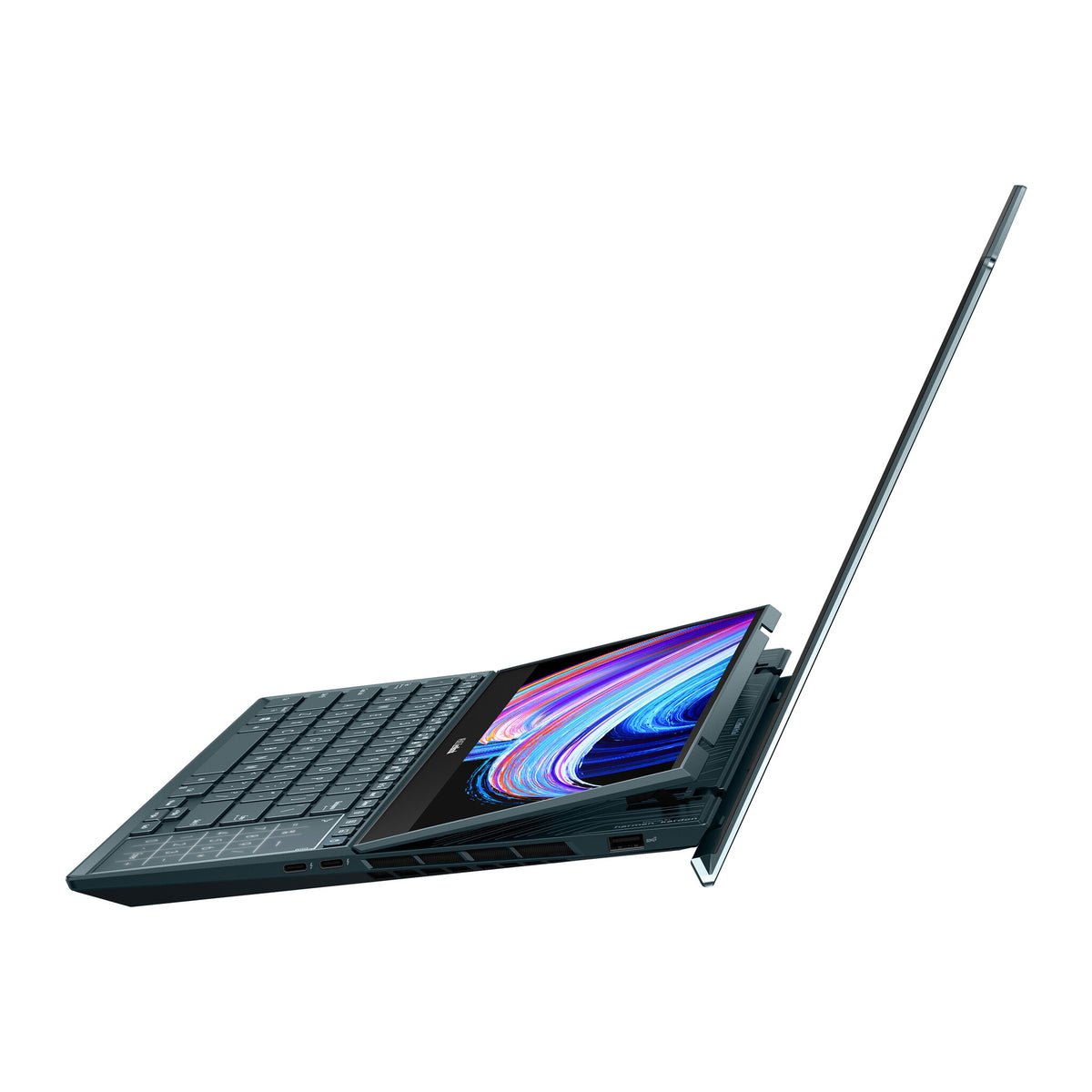 ASUS Zenbook Pro Duo 15 OLED Laptop - 39.6 cm (15.6") - Touchscreen - Intel® Core™ i9-11900H - 32 GB DDR4-SDRAM - 1 TB SSD - NVIDIA GeForce RTX 3060 - Wi-Fi 6 - Windows 11 Home - Blue