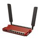 Mikrotik L009UiGS-2HaxD-IN - Gigabit Ethernet Single-band (2.4 GHz) wireless router in Red