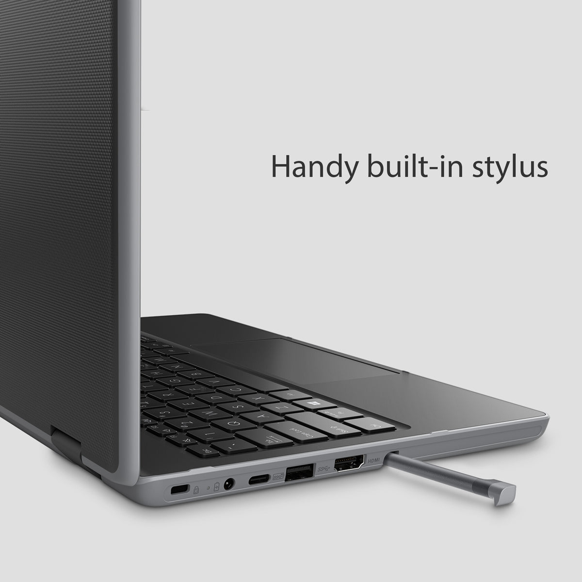 ASUS BR1100F-CS41XAS-3Y Hybrid (2-in-1) - 29.5 cm (11.6&quot;) - Touchscreen - Intel® Celeron® N4500 - 4 GB DDR4-SDRAM - 128 GB SSD - Wi-Fi 6 - Windows 11 Pro Education - Grey