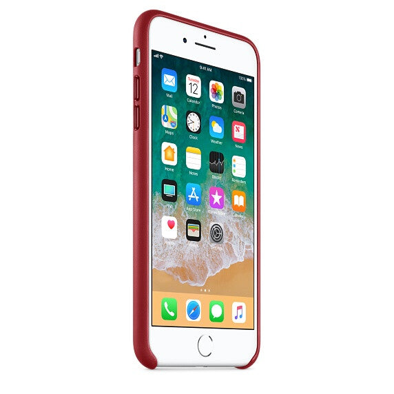 Apple MQHN2ZE/A - Leather Case for iPhone 8 Plus / 7 Plus in (PRODUCT)RED