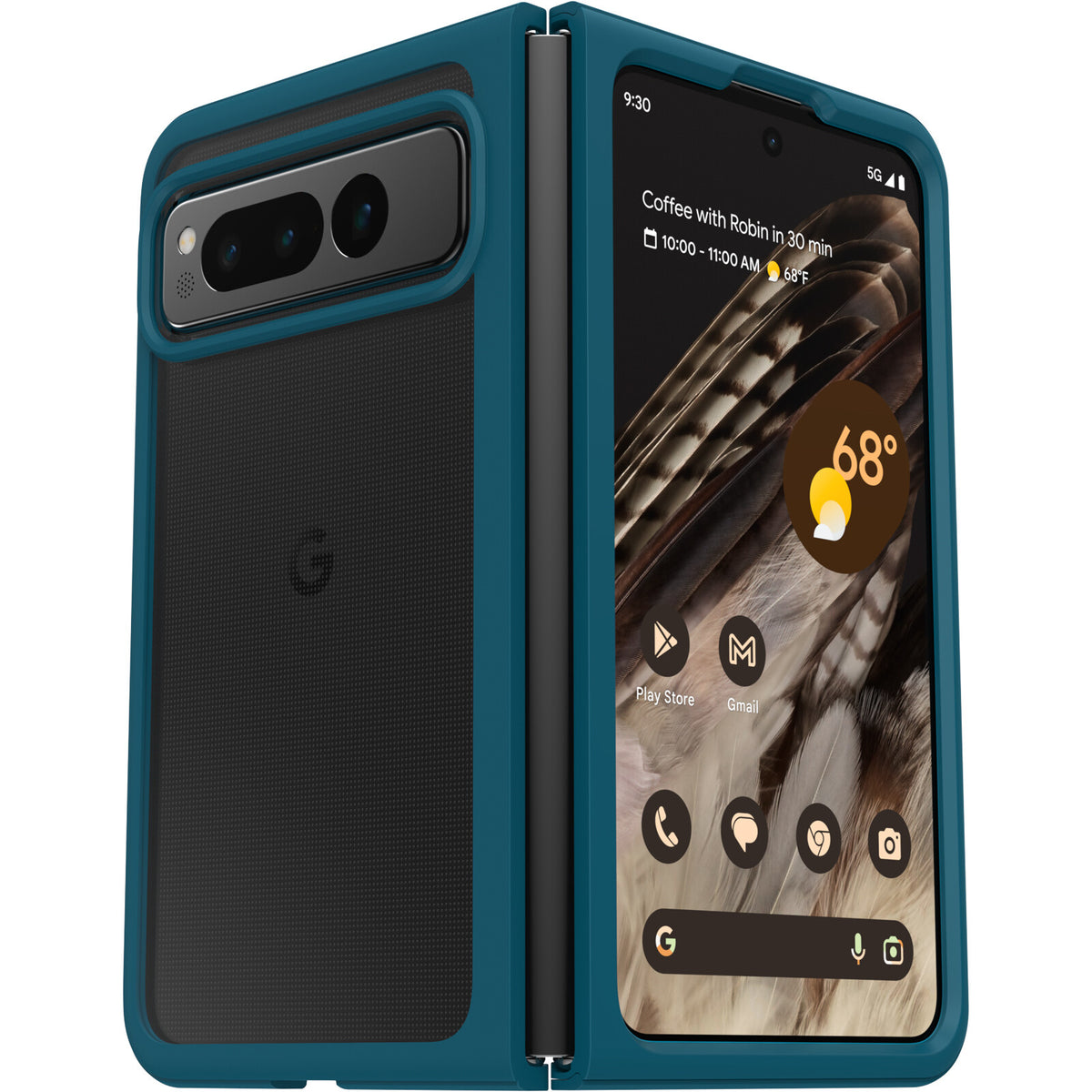 OtterBox Thin Flex Case for Google Pixel Fold in Pacific Reef