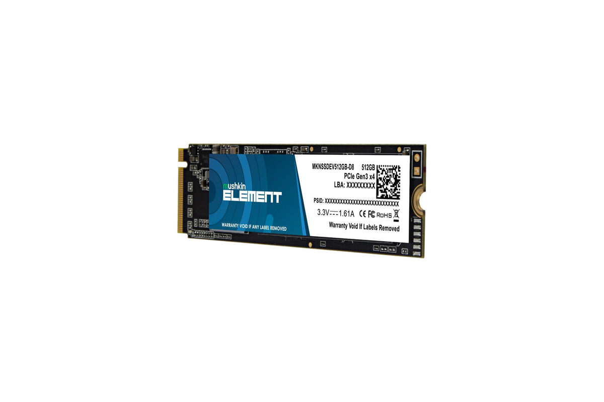 Mushkin Element - M.2 NAND NVMe PCI Express 3.0 3D SSD - 512 GB