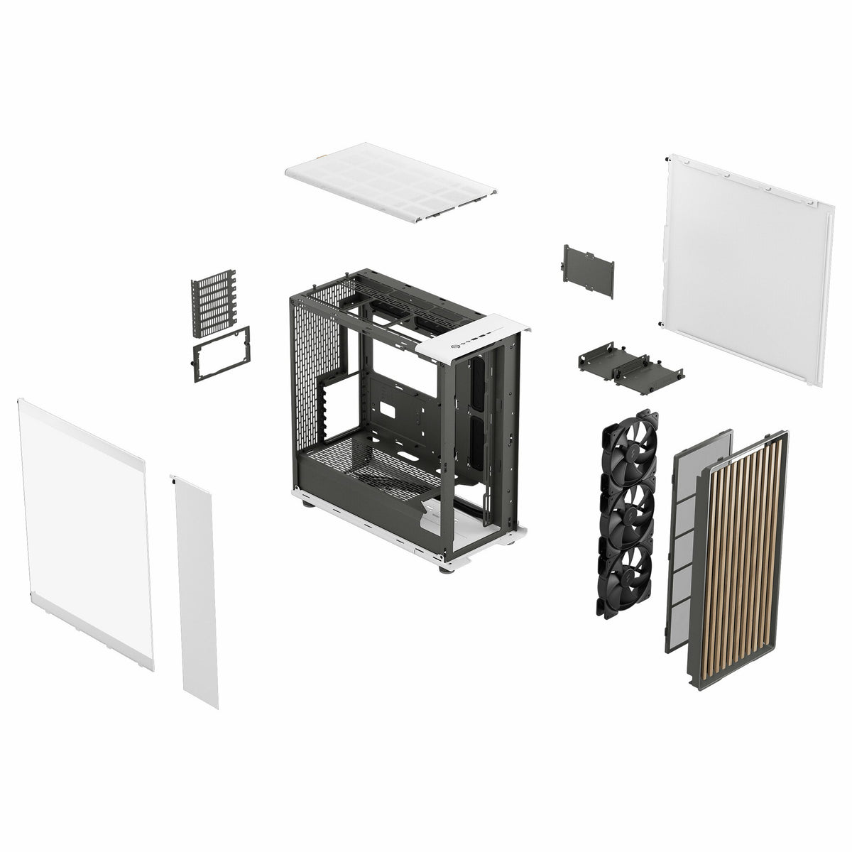 Fractal Design North XL - ATX Full Tower Case in White