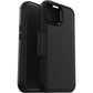 OtterBox Strada Series Folio with MagSafe for iPhone 15 in Shadow (Black)