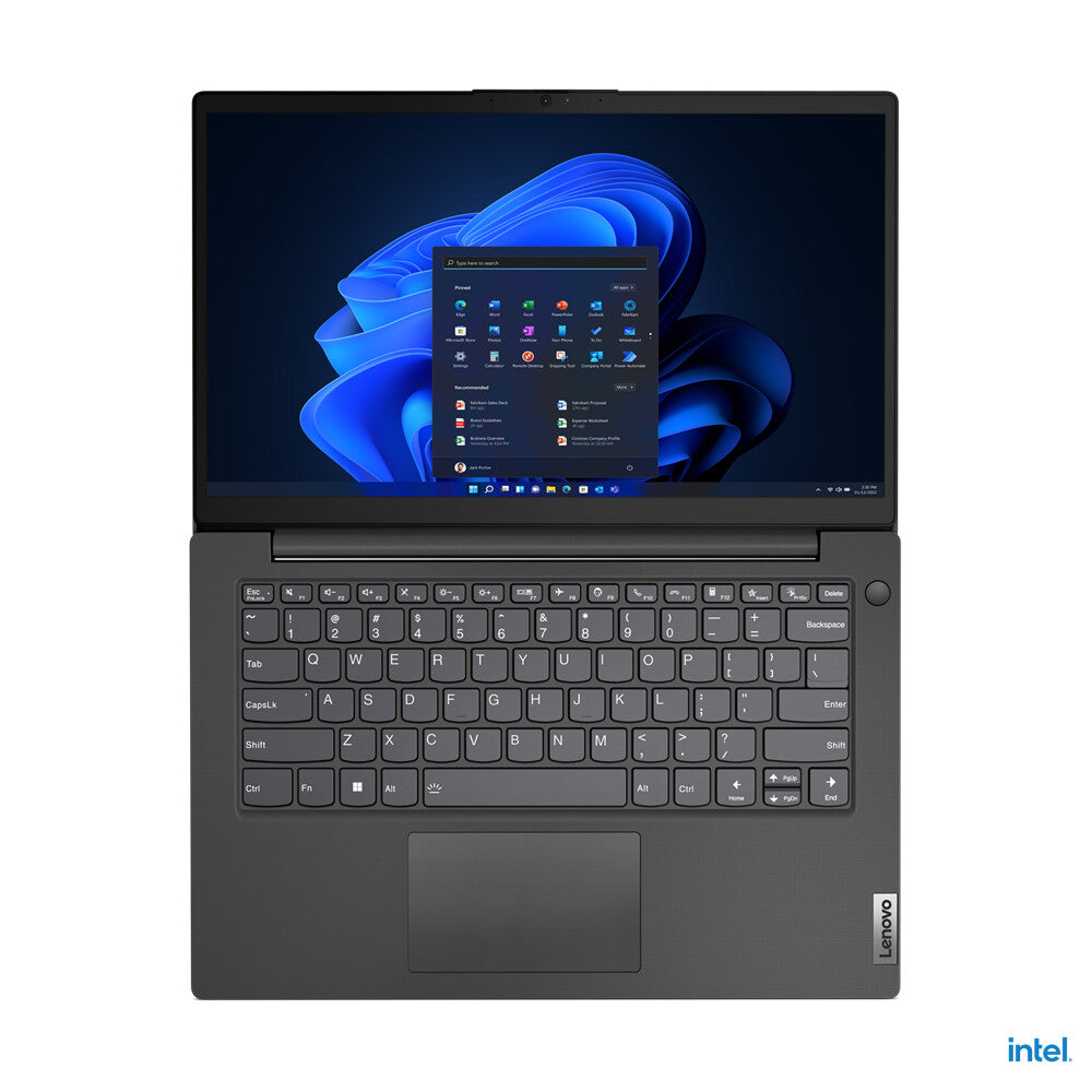 Lenovo V V14 Laptop - 35.6 cm (14") - Intel® Core™ i5-12500H - 8 GB DDR4-SDRAM - 256 GB SSD - Wi-Fi 6 - Windows 11 Pro - Black