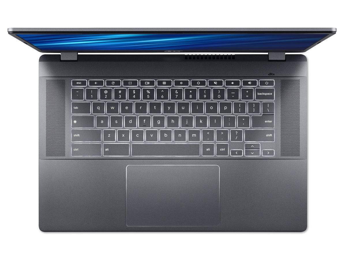 Acer Chromebook Plus 515 - 39.6 cm (15.6&quot;) - Touchscreen - Intel Core i5-1235U - 8 GB LPDDR5x-SDRAM - 256 GB SSD - Wi-Fi 6E - ChromeOS - Grey