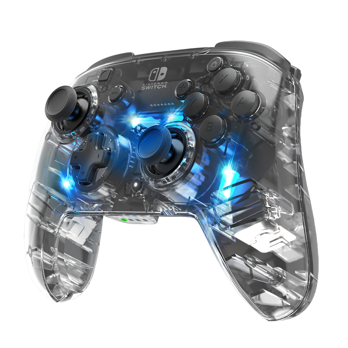 PDP Afterglow - Wireless Deluxe Controller for Nintendo Switch in Transparent