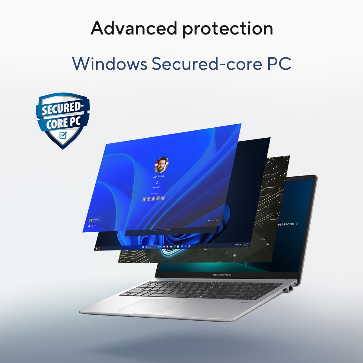 ASUS ExpertBook P1 Laptop - 39.6 cm (15.6&quot;) - Intel® Core™ i7-13620H - 16 GB DDR5-SDRAM - 512 GB SSD - Wi-Fi 6 - Windows 11 Pro - Grey