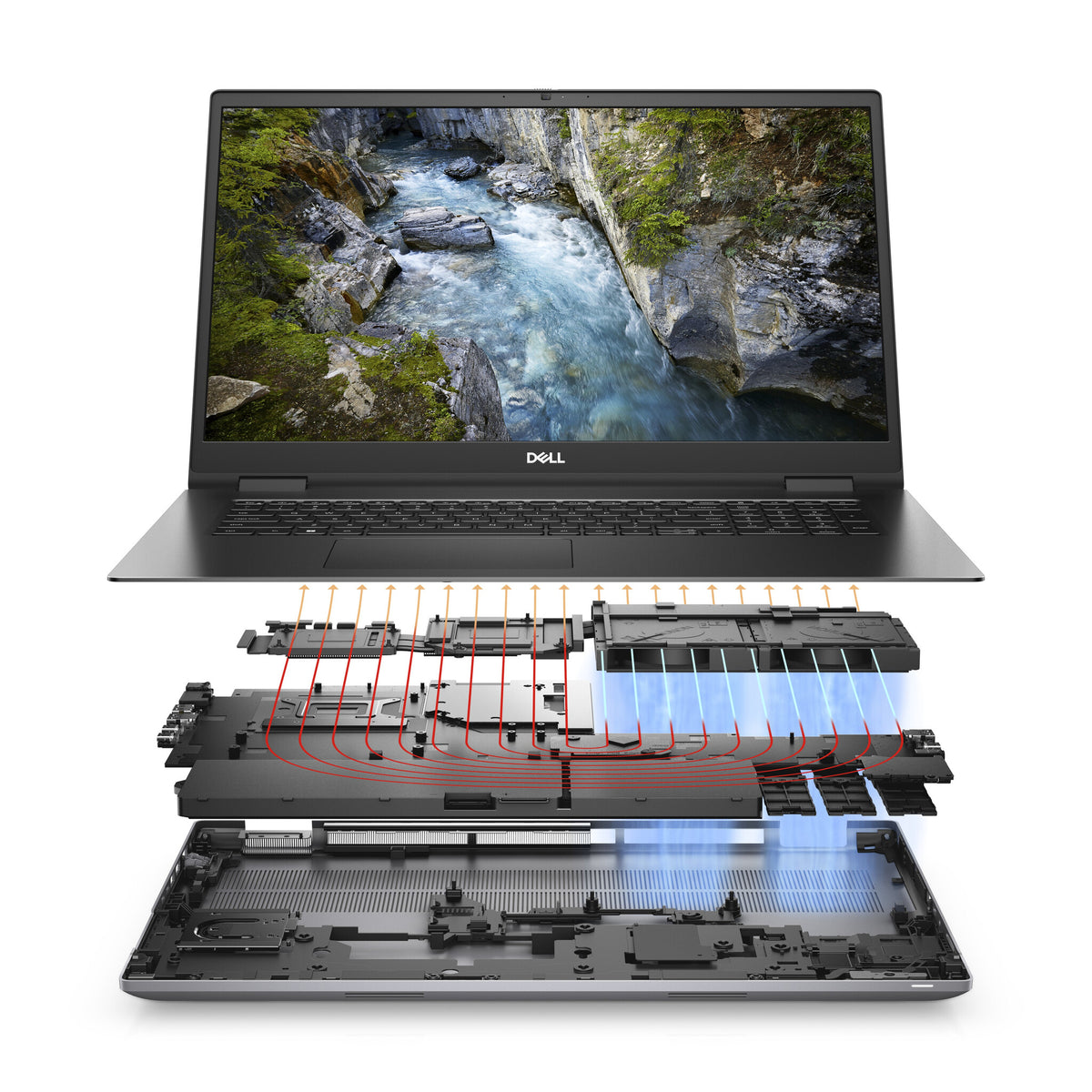 DELL Precision 7770 Laptop - 43.9 cm (17.3") - Intel® Core™ i7-12850HX - 32 GB DDR5-SDRAM - 1 TB SSD - NVIDIA RTX A3000 - Wi-Fi 6E - Windows 10 Pro - Grey