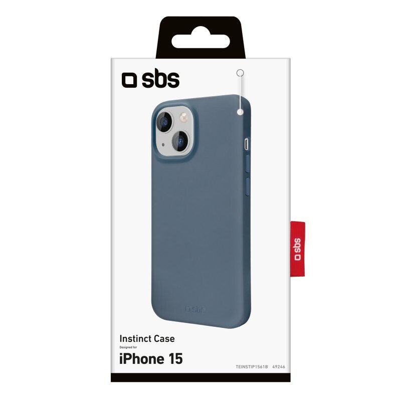 SBS Instinct mobile phone case for iPhone 15 in Blue