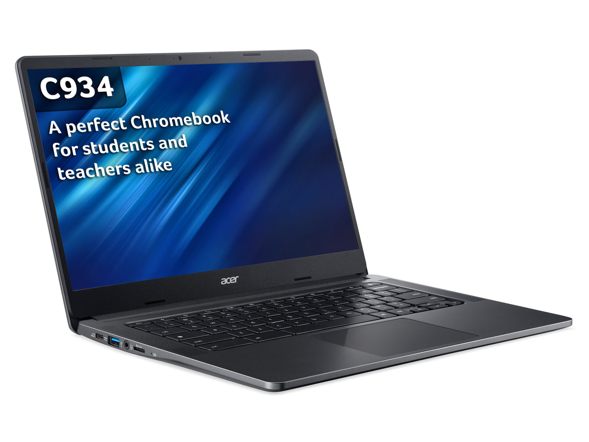 Acer Chromebook C934 - 35.6cm (14") - Intel® Celeron® N5100 - 8 GB LPDDR4x-SDRAM - 64 GB eMMc - Wi-Fi 6 - ChromeOS - Black