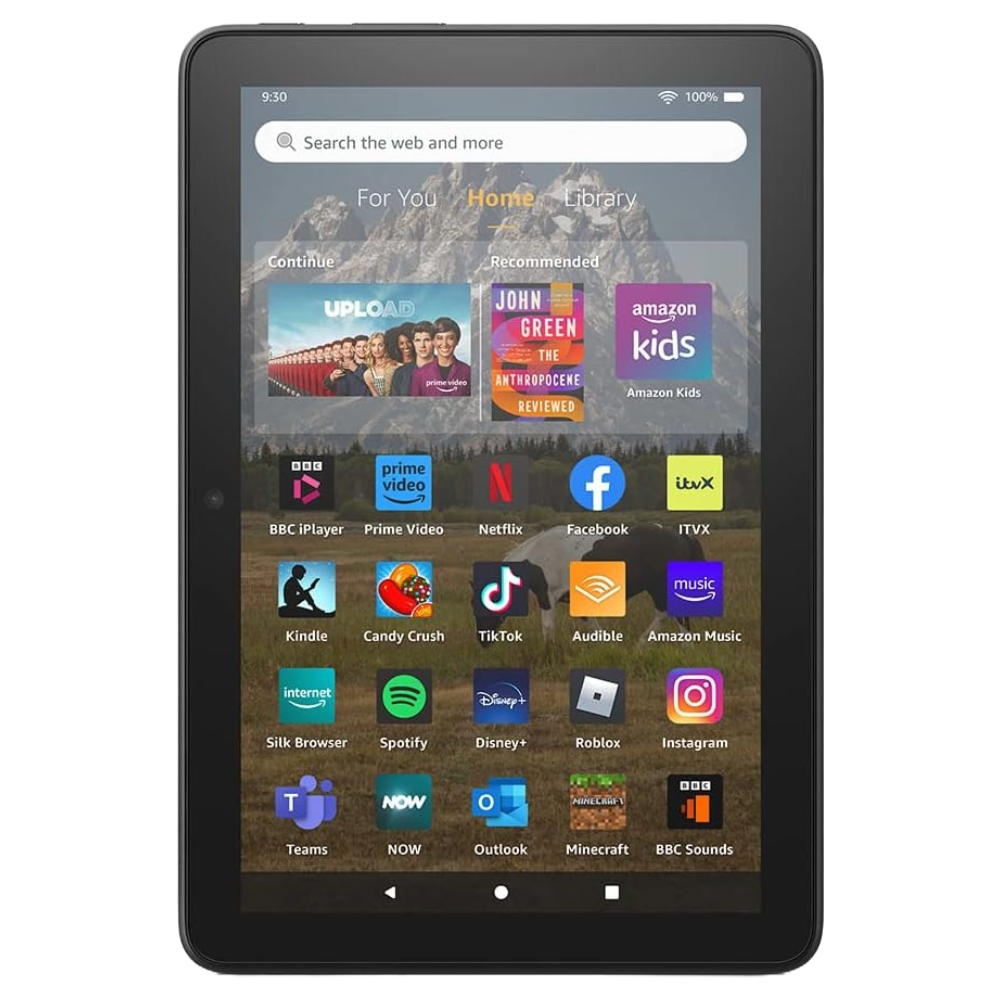 Amazon Fire HD 8 (10th Gen) - 8-Inch - 32GB - Black - Very Good Condition - Unlocked