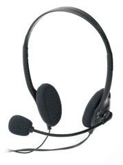 Ednet Headset Wired Music Black