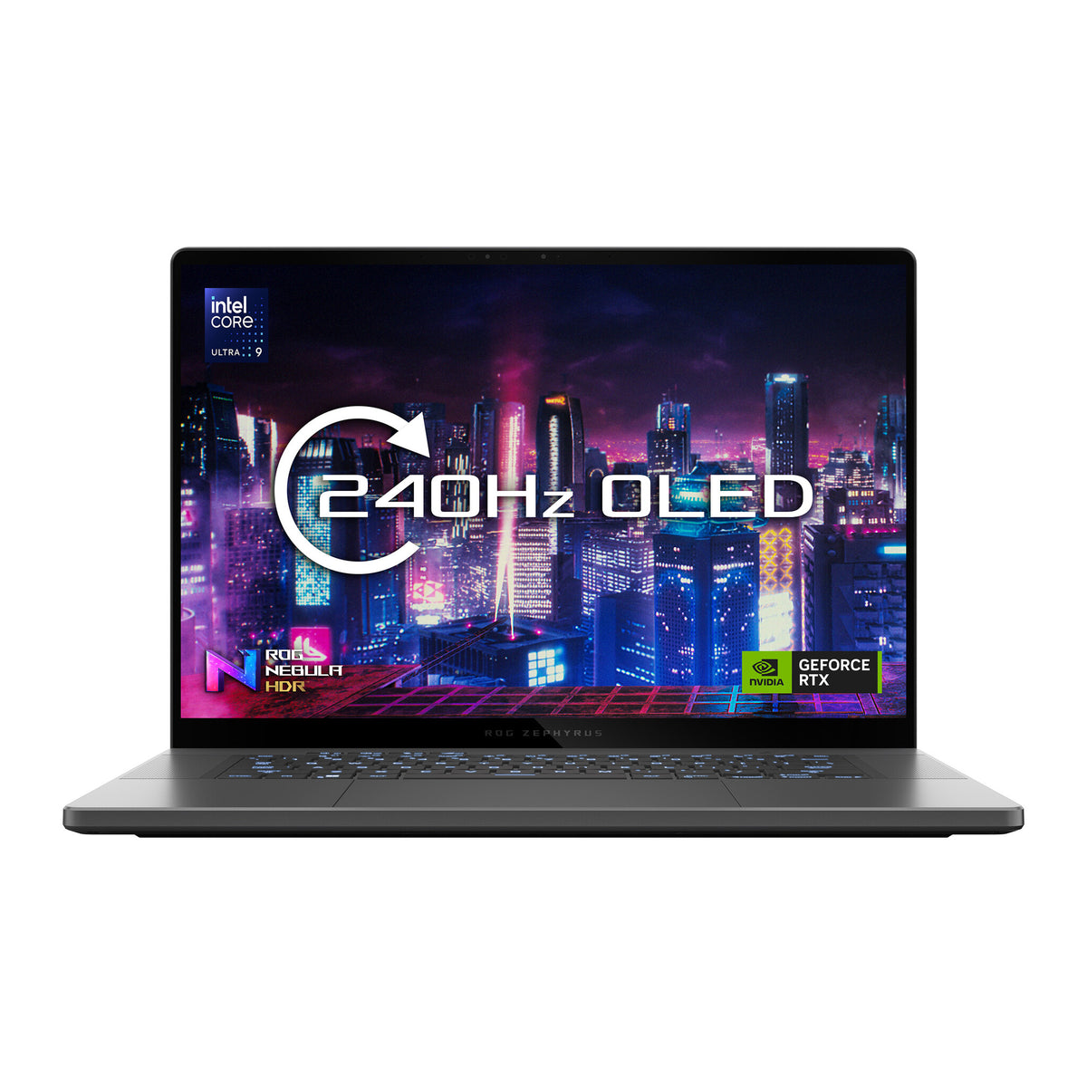 ASUS ROG Zephyrus G16 Laptop - 40.6 cm (16&quot;) - Intel Core Ultra 9 185H - 32 GB LPDDR5x-SDRAM - 1 TB SSD - NVIDIA GeForce RTX 4070 - Wi-Fi 6E - Windows 11 Home - Grey