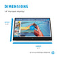 HP E-Series E14 G4 - 35.6 cm (14") - 1920 x 1080 pixels Full HD LED Monitor