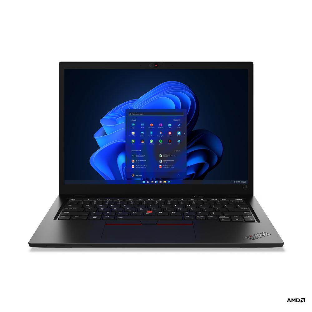 Lenovo ThinkPad L13 Gen 3 (AMD) 5675U Notebook 33.8 cm (13.3&quot;) WUXGA AMD Ryzen 5 PRO 8 GB DDR4-SDRAM 256 GB SSD Wi-Fi 6E (802.11ax) Windows