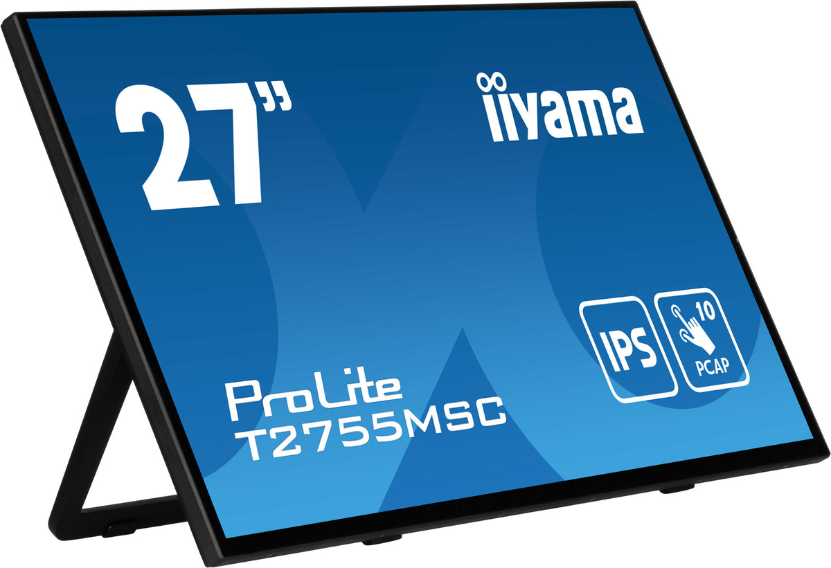 iiyama ProLite T2755MSC-B1 - 68.6 cm (27") - 1920 x 1080 pixels Full HD LED Touchscreen Tabletop Monitor