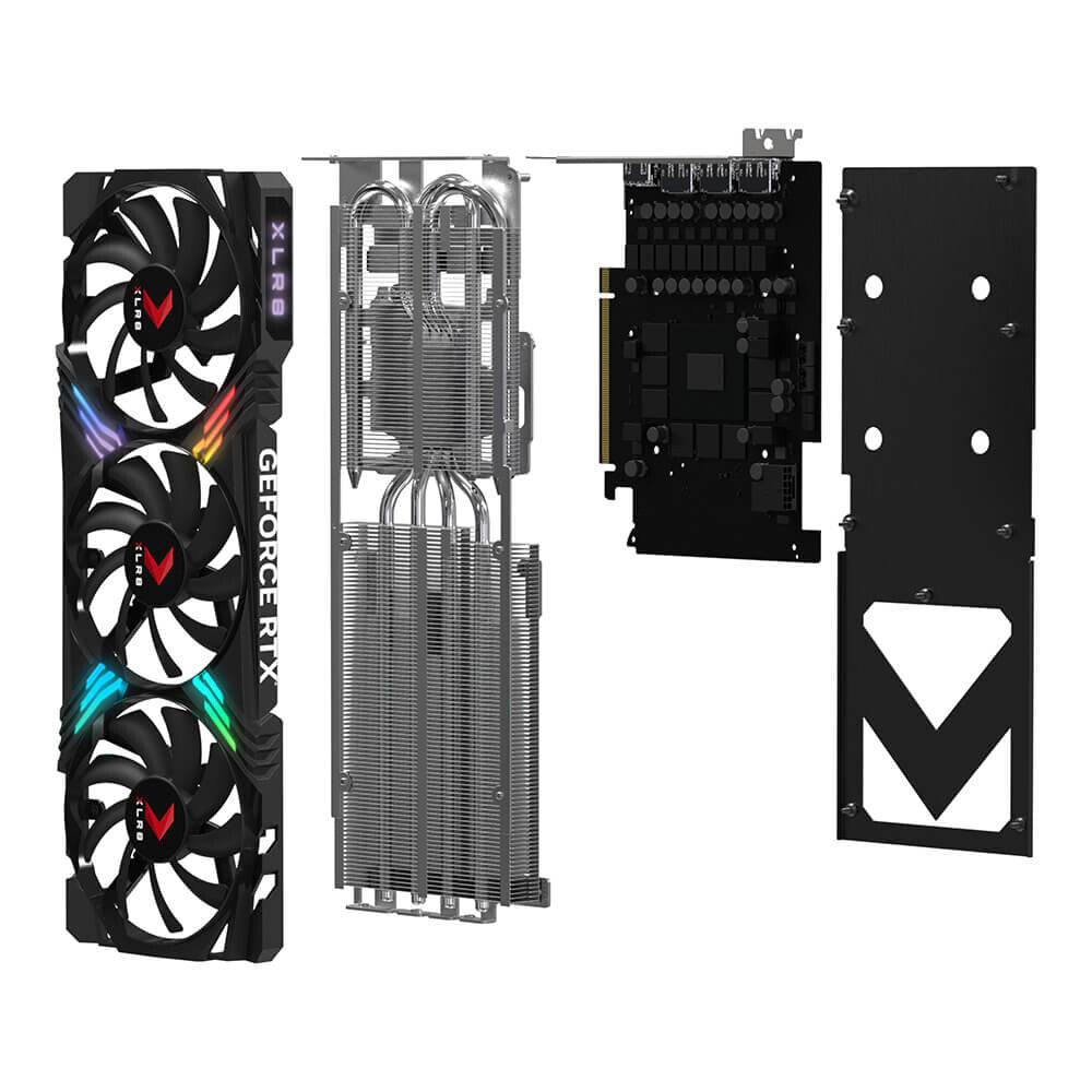 PNY OC XLR8 ARGB TF - NVIDIA 12GB GDDR6X GeForce RTX™ 4070 SUPER graphics card