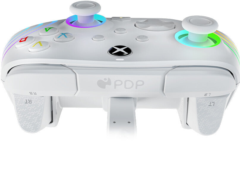 PDP Afterglow Wave - Wired Controller for PC / Xbox Series X|S in White