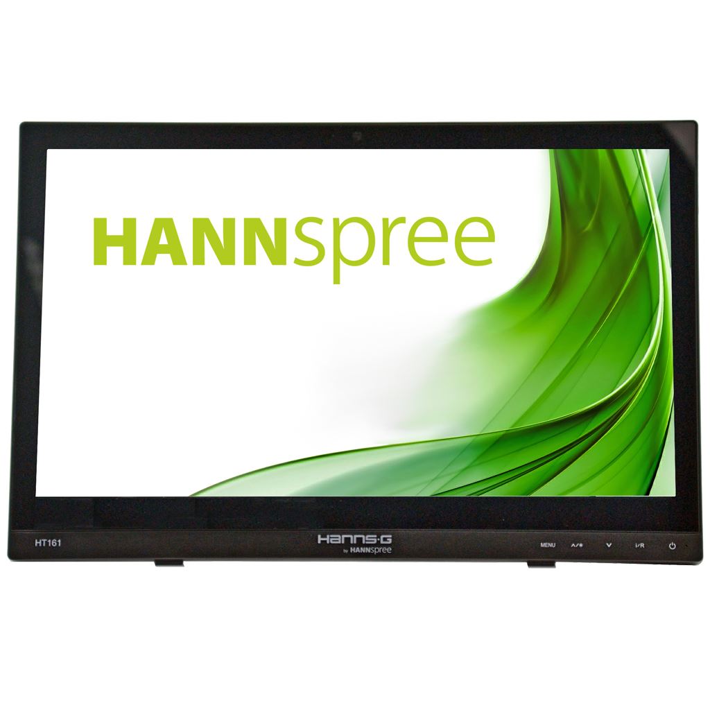 Hannspree HT161HNB Computer Monitor 39.6 cm (15.6") 1366 x 768 pixels HD LED Touchscreen Tabletop Black