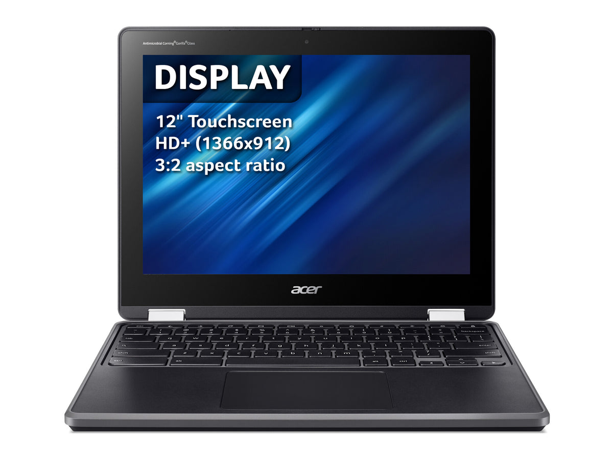 Acer Chromebook Spin 512 - 30.5 cm (12&quot;) - Intel® Celeron® N5100 - 4 GB LPDDR4x-SDRAM - 32 GB eMMC - Wi-Fi 6 - ChromeOS - Black