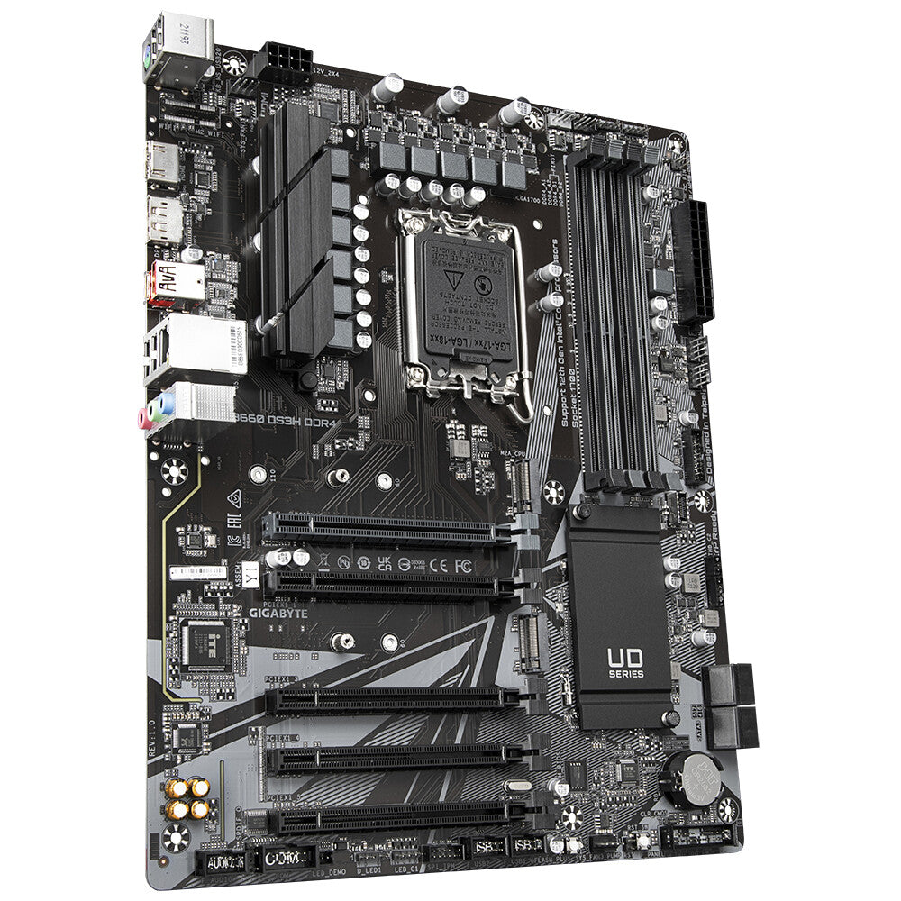 Gigabyte B660 DS3H DDR4 ATX motherboard - Intel B660 LGA 1700