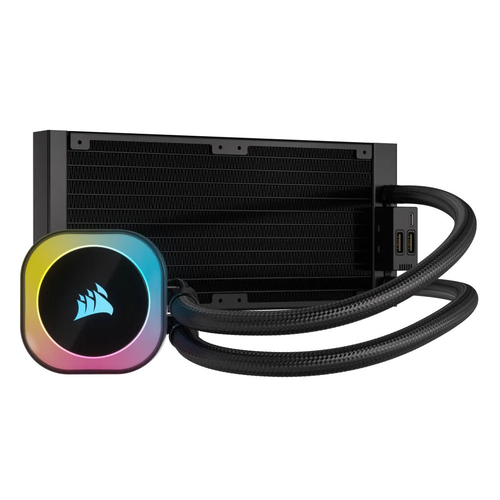 Corsair iCUE LINK H100i RGB - Liquid Processor Cooling Kit in Black - 240mm