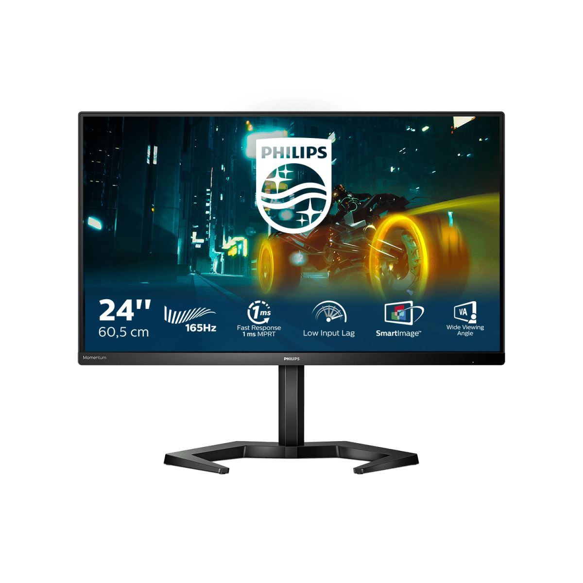 Philips Momentum 24M1N3200VA/00 LED display 60.5 cm (23.8") 1920 x 1080 pixels Full HD Black Monitor