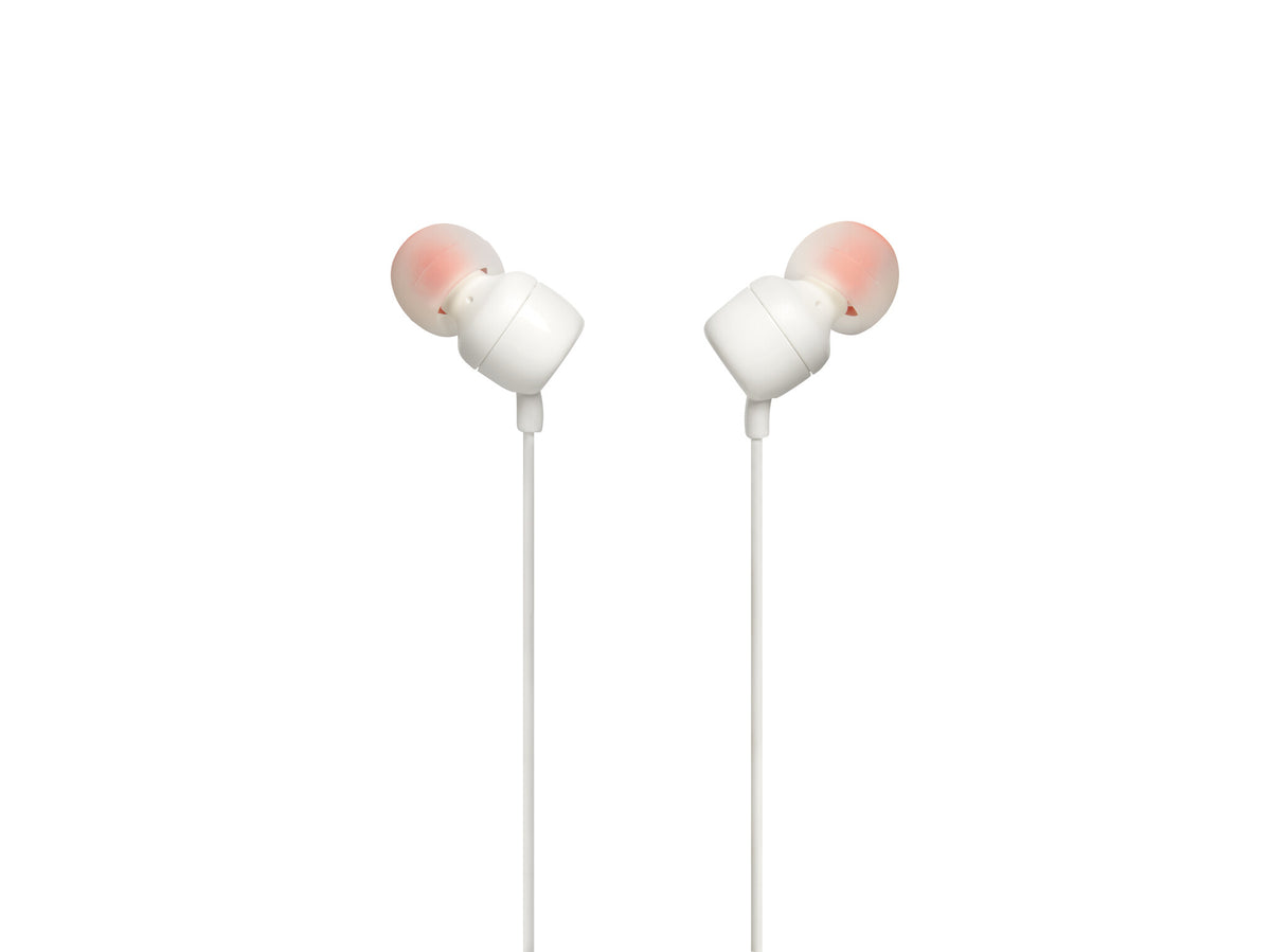 JBL Tune 110 - Wired in-ear Earbuds in White
