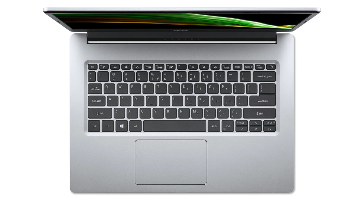 Acer Aspire 1 A114-33-P039 Laptop - 35.6 cm (14") - Intel® Celeron® N6000 - 4 GB DDR4-SDRAM - 256 GB SSD+eMMC - Wi-Fi 6 - Windows 11 Home in S mode - Silver