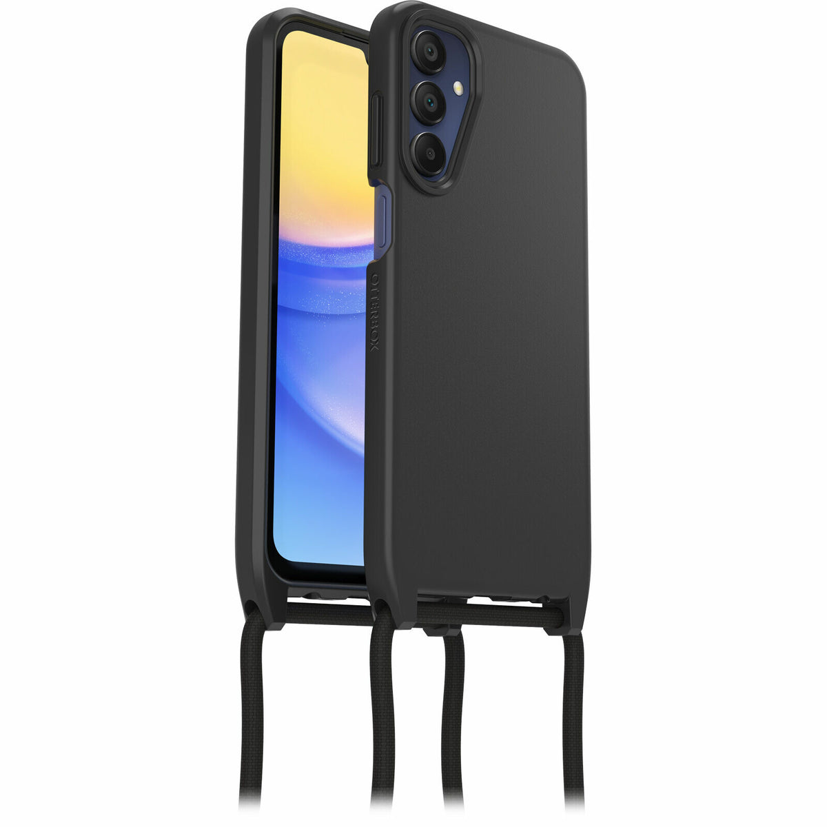 OtterBox React Series Necklace Case for Galaxy A15 in Black