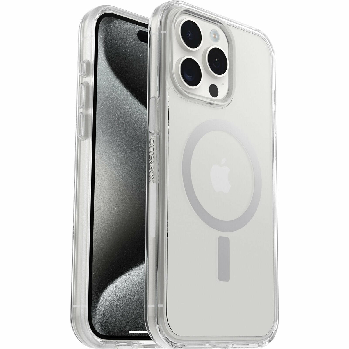 OtterBox Symmetry Series Clear with MagSafe for iPhone 15 Pro Max in Clear