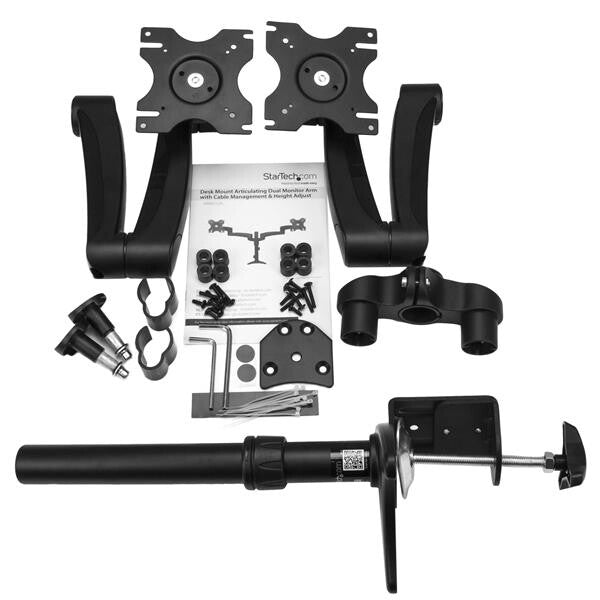 StarTech.com ARMDUAL - Desk monitor mount for 30.5 cm (12") to 61 cm (24")
