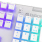 ENDORFY Thock - USB Wired RGB Mechanical Keyboard in White (QWERTZ German)