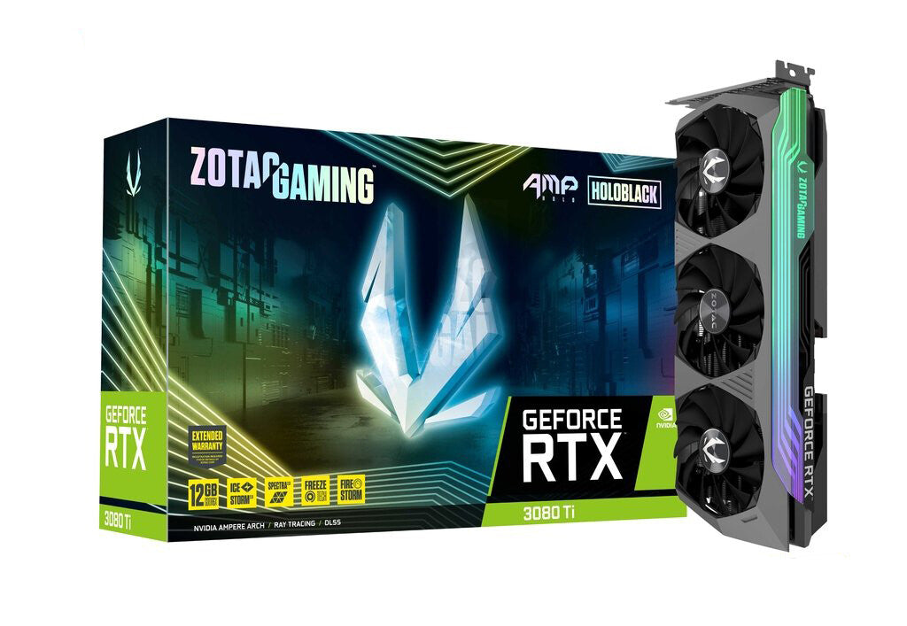 Zotac GAMING AMP Holo - NVIDIA 12 GB GDDR6X GeForce RTX 3080 Ti graphics card