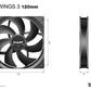 be quiet! Pure Wings 3 - Computer Case Fan in Black - 120mm