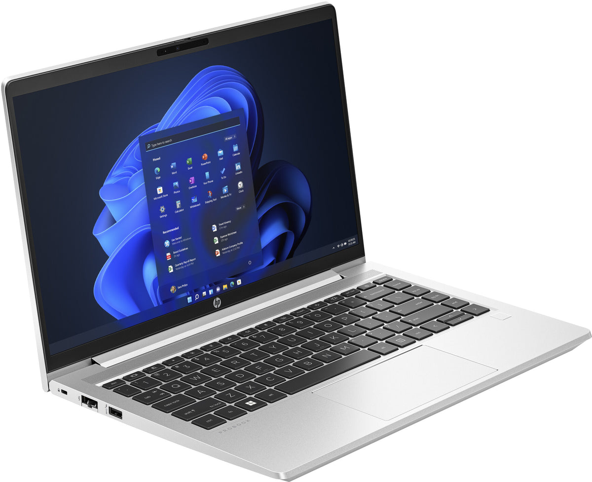 HP ProBook 445 G10 Laptop - 35.6 cm (14&quot;) - AMD Ryzen™ 5 7530U - 8 GB DDR4-SDRAM - 256 GB SSD - Wi-Fi 6E - Windows 10 Pro - Silver