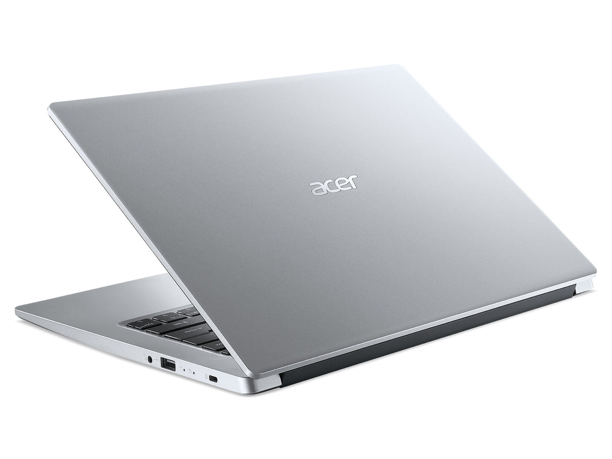 Acer Aspire 1 Laptop - 35.6 cm (14") - Intel Celeron N4500 - 4 GB DDR4-SDRAM - 64 GB eMMC - Windows 11 - Silver