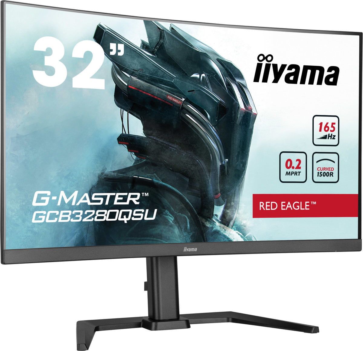 iiyama G-MASTER GCB3280QSU-B1 - 80 cm (31.5") - 2560 x 1440 pixels LED Monitor