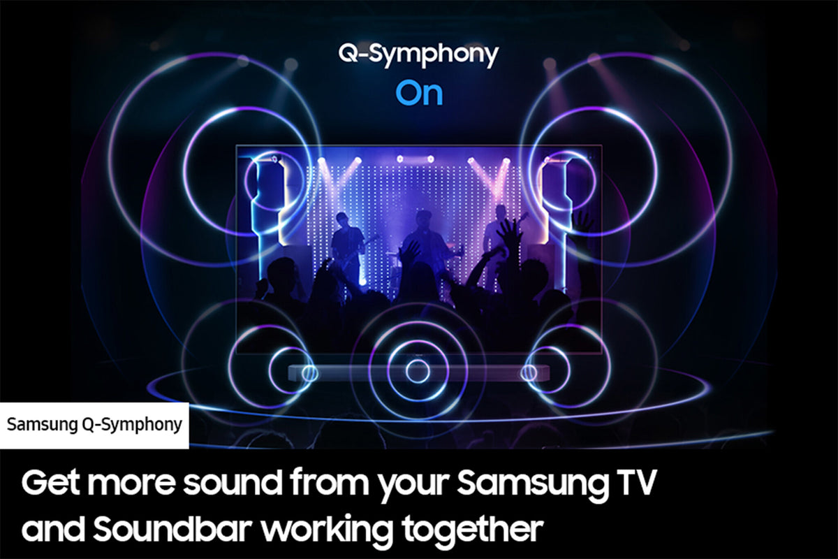 Samsung HW-Q600C - Bluetooth Cinematic Soundbar with Dolby Atmos, DTS:X &amp; Wireless Subwoofer in Black