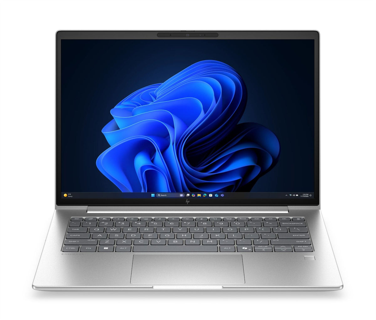 HP E37N4EA laptop 35.6 cm (14") Touchscreen WUXGA 16 GB LPDDR5x-SDRAM 512 GB SSD Wi-Fi 7 (802.11be) Windows 11 Pro AI PC Silver