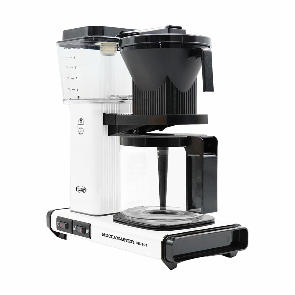 Moccamaster KBG Select coffee maker in Matt White